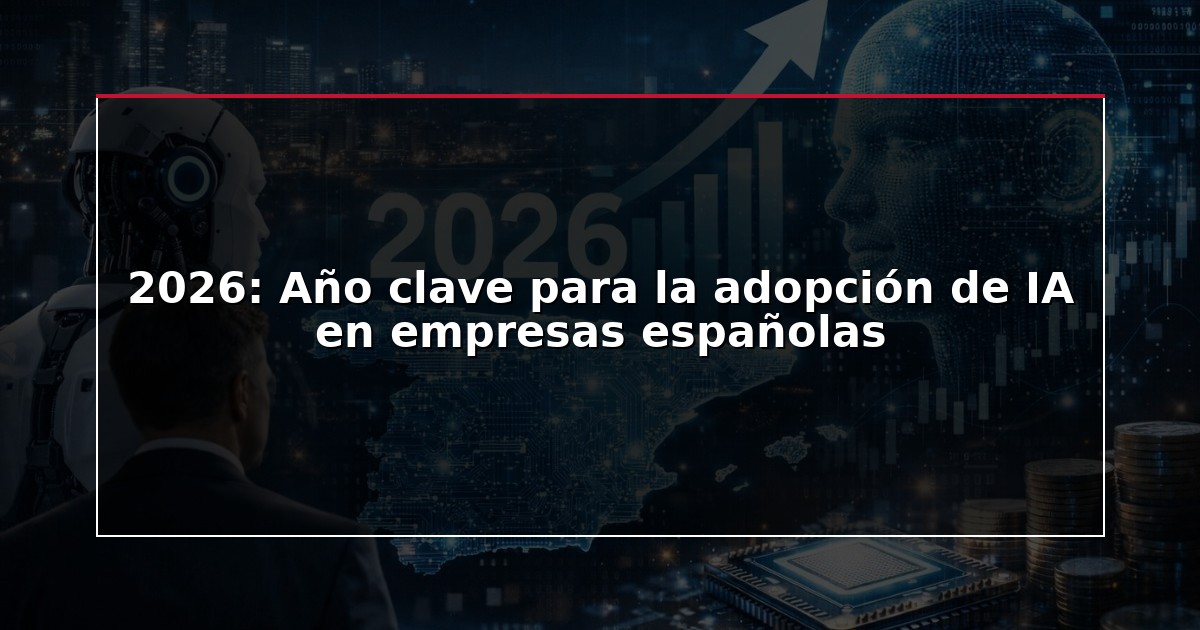 2026: Año clave para la adopción de IA en empresas españolas