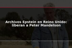 Archivos Epstein en Reino Unido: liberan a Peter Mandelson