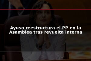 Ayuso reestructura el PP en la Asamblea tras revuelta interna