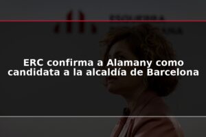 ERC confirma a Alamany como candidata a la alcaldía de Barcelona