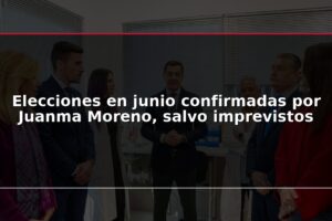 Elecciones en junio confirmadas por Juanma Moreno, salvo imprevistos