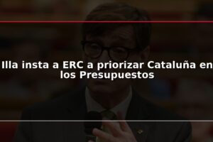 Illa insta a ERC a priorizar Cataluña en los Presupuestos