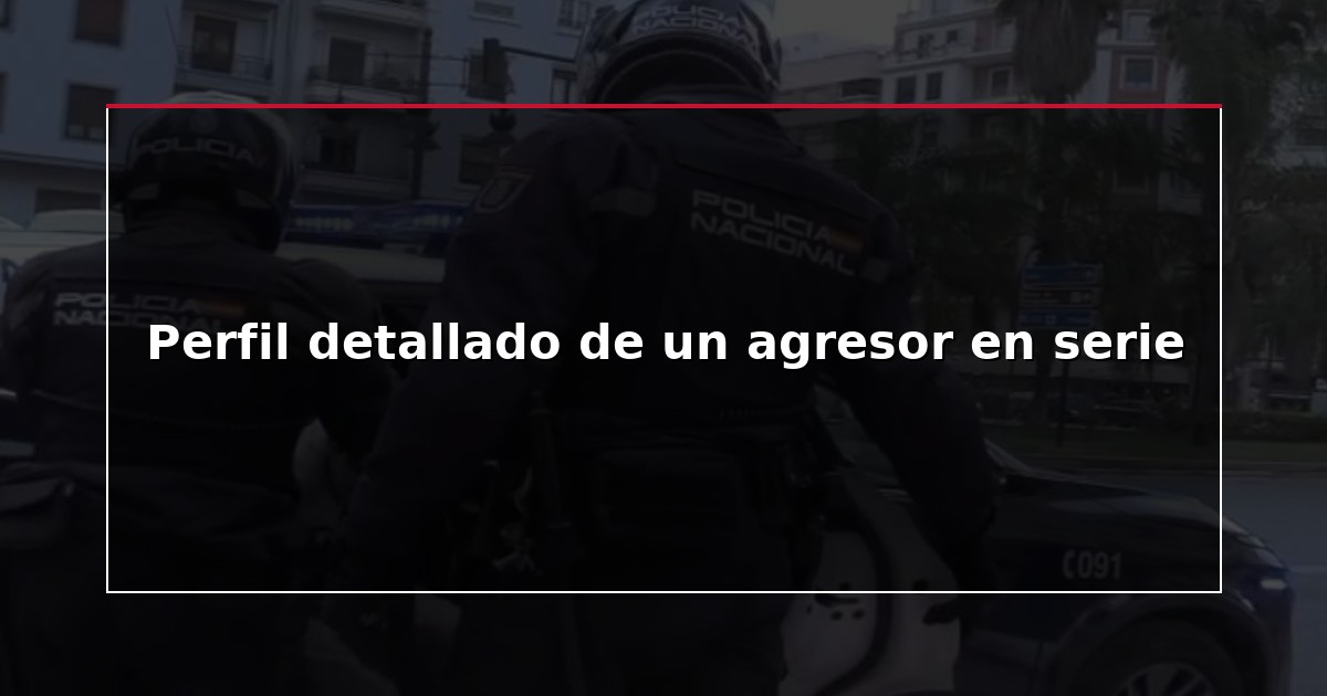 Perfil detallado de un agresor en serie