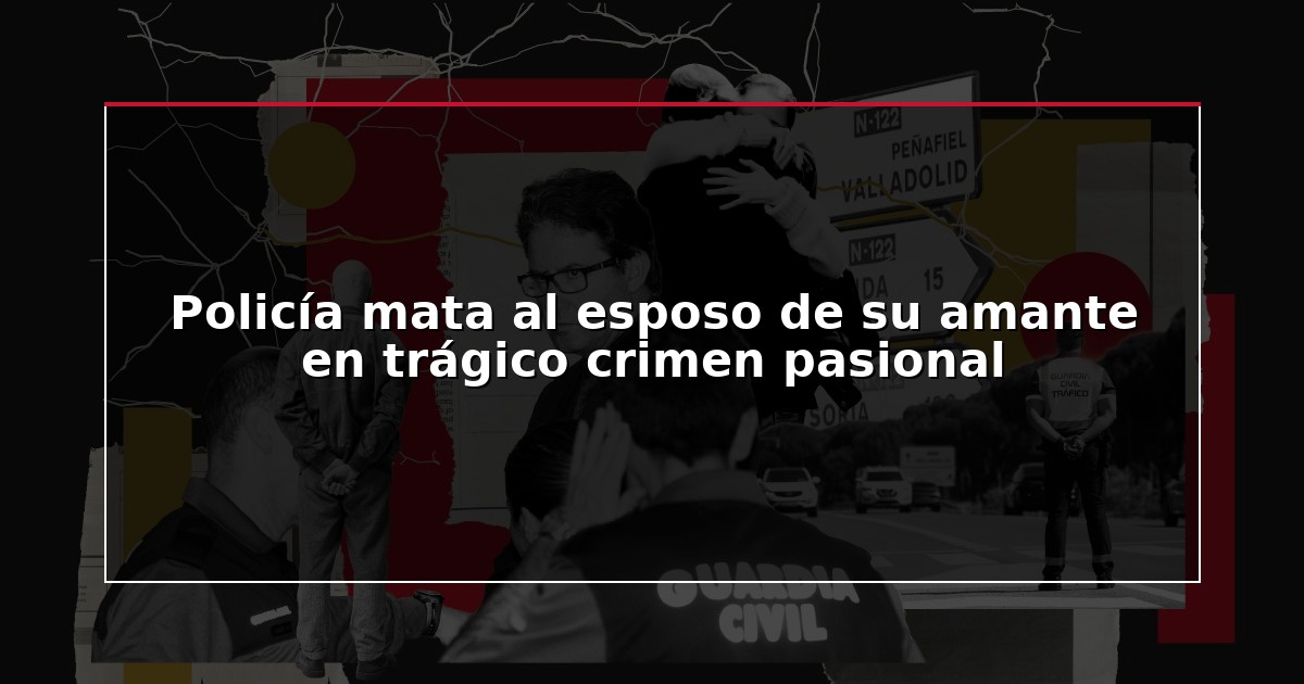 Policía mata al esposo de su amante en trágico crimen pasional