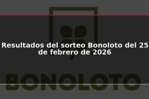Resultados del sorteo Bonoloto del 25 de febrero de 2026