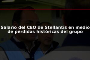 Salario del CEO de Stellantis en medio de pérdidas históricas del grupo