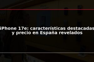 iPhone 17e: características destacadas y precio en España revelados