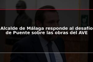 Alcalde de Málaga responde al desafío de Puente sobre las obras del AVE