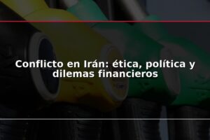Conflicto en Irán: ética, política y dilemas financieros