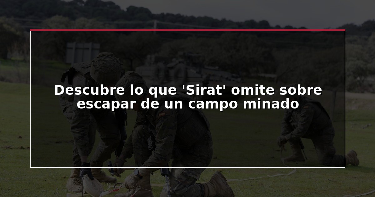 Descubre lo que ‘Sirat’ omite sobre escapar de un campo minado
