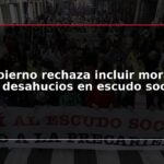 El Gobierno rechaza incluir moratoria de desahucios en escudo social