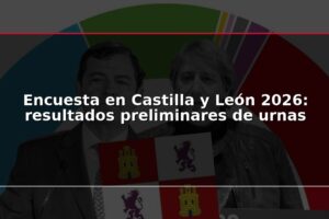 Encuesta en Castilla y León 2026: resultados preliminares de urnas