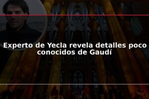 Experto de Yecla revela detalles poco conocidos de Gaudí