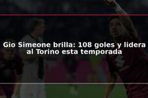 Gio Simeone brilla: 108 goles y lidera al Torino esta temporada
