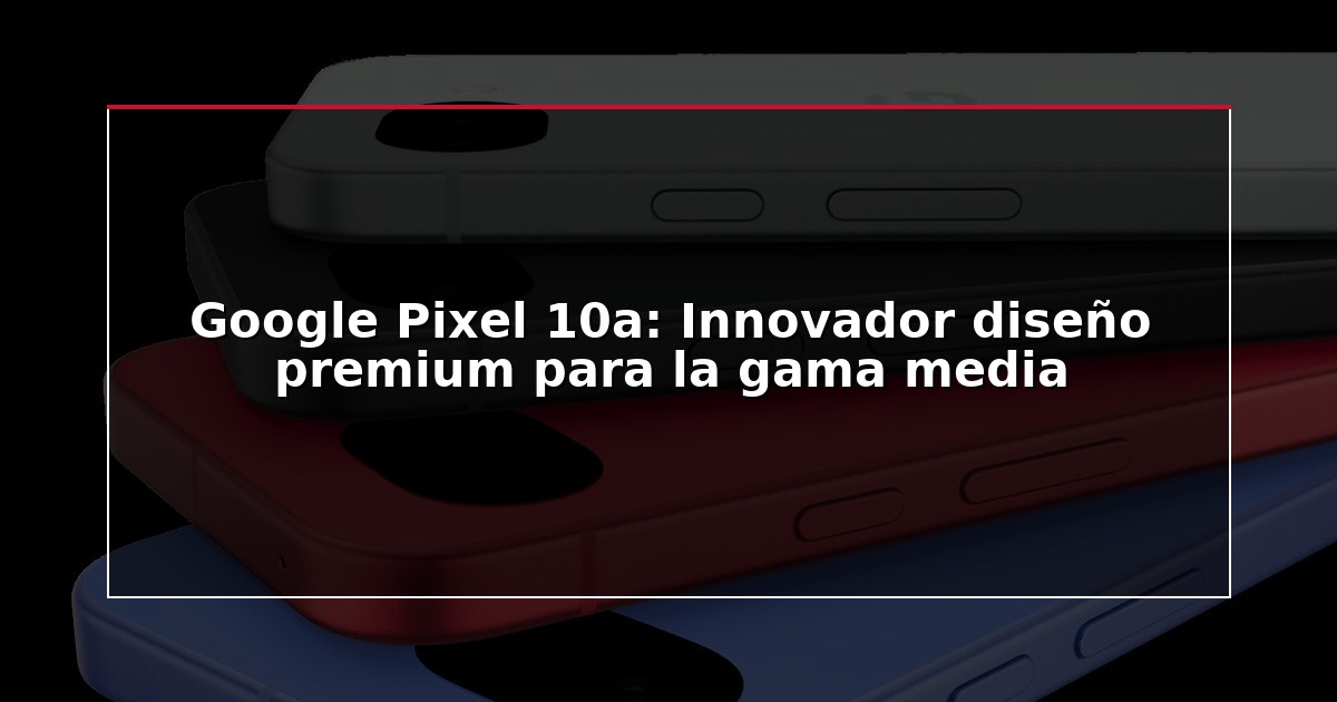 Google Pixel 10a: Innovador diseño premium para la gama media