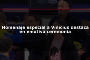 Homenaje especial a Vinicius destaca en emotiva ceremonia