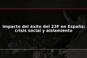 Impacto del éxito del 23F en España: crisis social y aislamiento