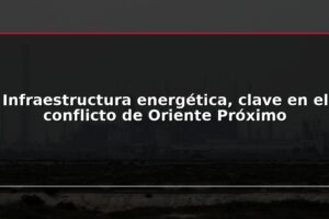 Infraestructura energética, clave en el conflicto de Oriente Próximo