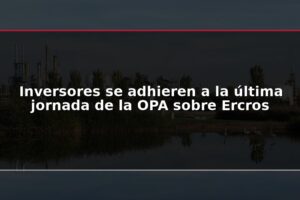 Inversores se adhieren a la última jornada de la OPA sobre Ercros
