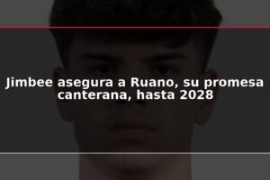 Jimbee asegura a Ruano, su promesa canterana, hasta 2028