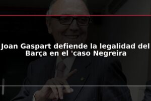Joan Gaspart defiende la legalidad del Barça en el ‘caso Negreira
