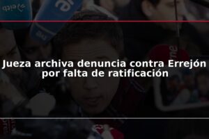 Jueza archiva denuncia contra Errejón por falta de ratificación