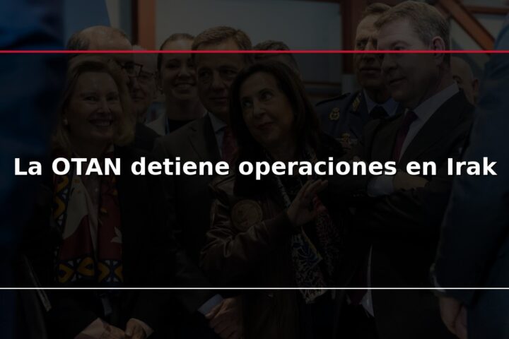 La OTAN detiene operaciones en Irak