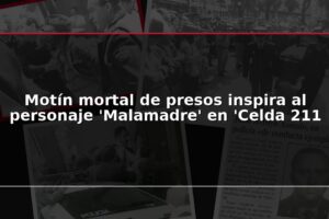 Motín mortal de presos inspira al personaje 'Malamadre' en 'Celda 211