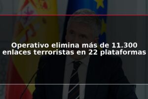 Operativo elimina más de 11.300 enlaces terroristas en 22 plataformas