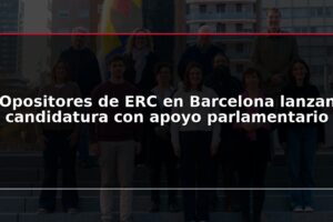 Opositores de ERC en Barcelona lanzan candidatura con apoyo parlamentario