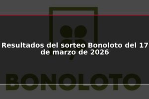 Resultados del sorteo Bonoloto del 17 de marzo de 2026