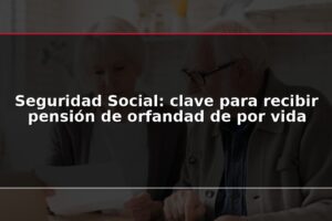 Seguridad Social: clave para recibir pensión de orfandad de por vida