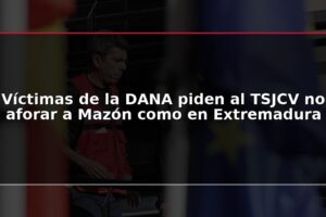 Víctimas de la DANA piden al TSJCV no aforar a Mazón como en Extremadura