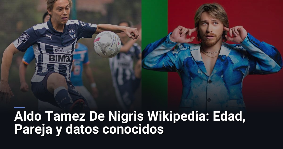 Aldo Tamez De Nigris Wikipedia: Edad, Pareja y datos conocidos