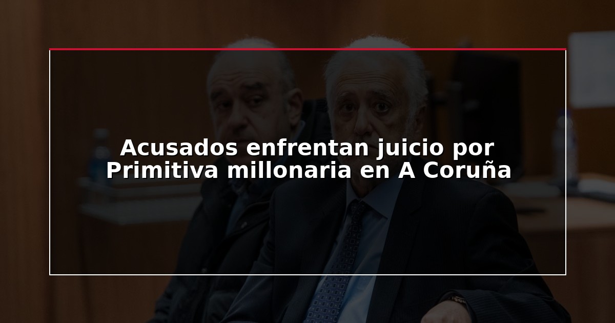 Acusados enfrentan juicio por Primitiva millonaria en A Coruña