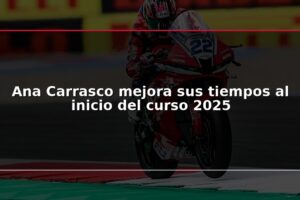 Ana Carrasco mejora sus tiempos al inicio del curso 2025