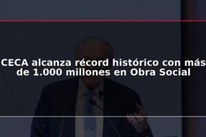 CECA alcanza récord histórico con más de 1.000 millones en Obra Social