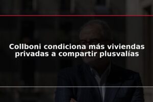 Collboni condiciona más viviendas privadas a compartir plusvalías
