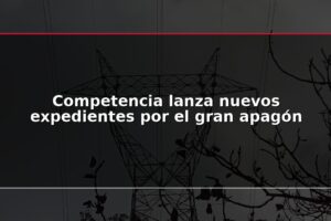 Competencia lanza nuevos expedientes por el gran apagón