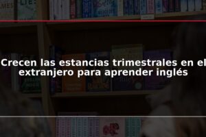 Crecen las estancias trimestrales en el extranjero para aprender inglés