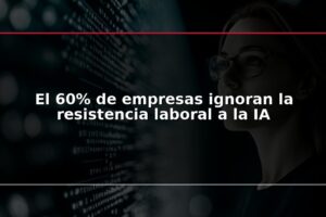 El 60% de empresas ignoran la resistencia laboral a la IA
