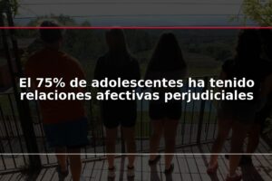 El 75% de adolescentes ha tenido relaciones afectivas perjudiciales