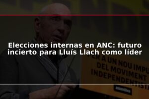 Elecciones internas en ANC: futuro incierto para Lluís Llach como líder