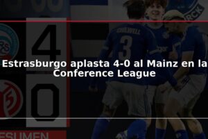 Estrasburgo aplasta 4-0 al Mainz en la Conference League
