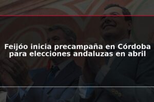 Feijóo inicia precampaña en Córdoba para elecciones andaluzas en abril