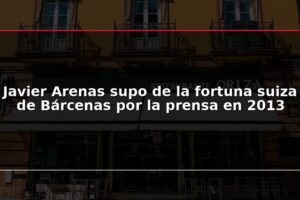 Javier Arenas supo de la fortuna suiza de Bárcenas por la prensa en 2013