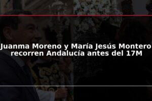 Juanma Moreno y María Jesús Montero recorren Andalucía antes del 17M
