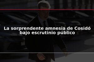 La sorprendente amnesia de Cosidó bajo escrutinio público
