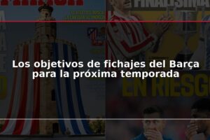 Los objetivos de fichajes del Barça para la próxima temporada