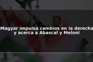 Magyar impulsa cambios en la derecha y acerca a Abascal y Meloni